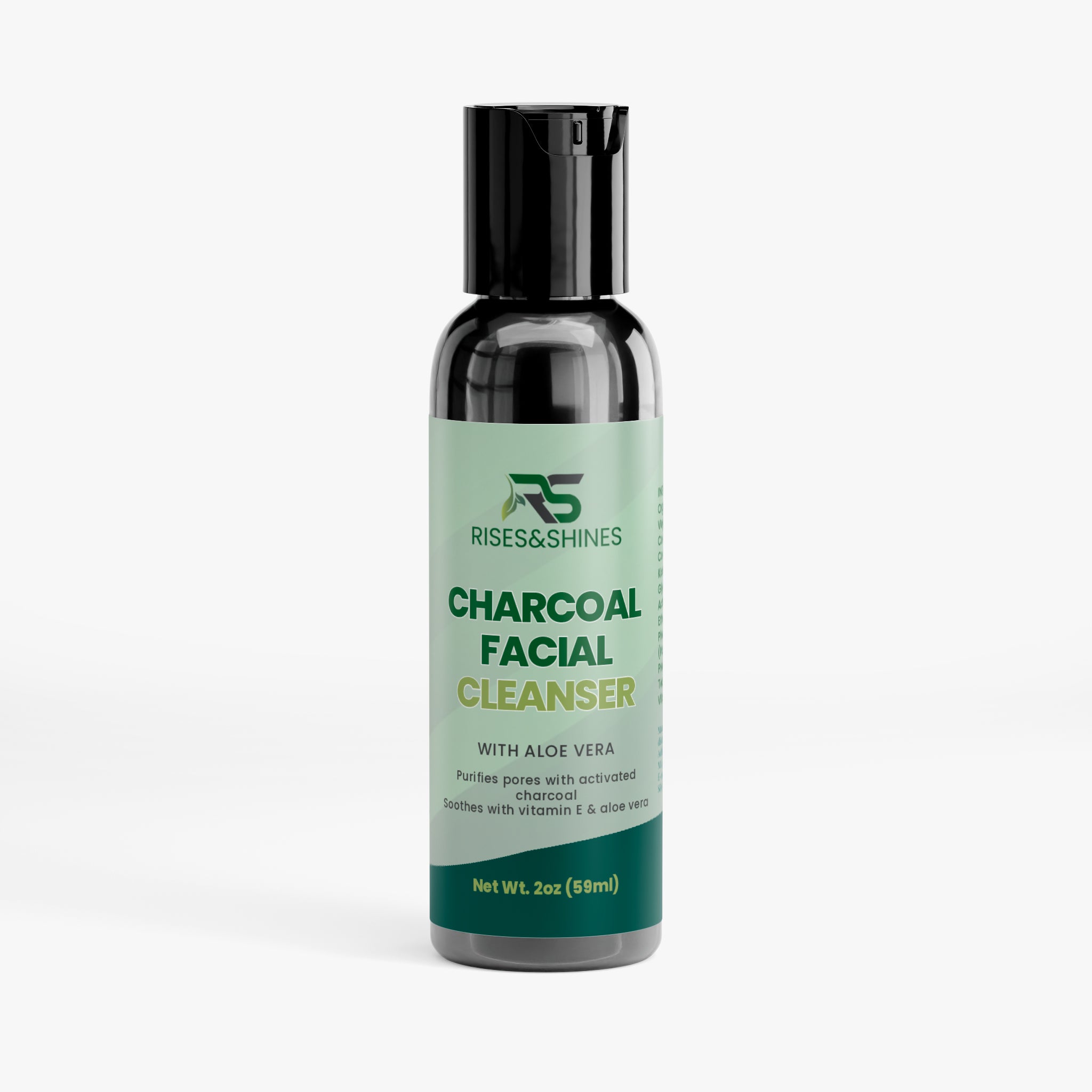 Charcoal Facial Cleanser with Aloe Vera